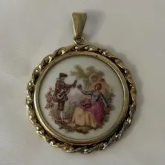 リモージュ LIMOGES ペンダントトップ ネックレス ヴィンテージのサムネイル