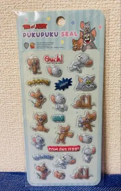トムとジェリー ぷくぷくシール PUKUPUKU SEAL 立体シール