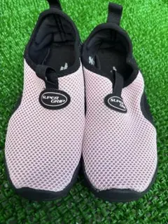 マリンシューズ SUPER GRIP メッシュスリッポンシューズ ピンク