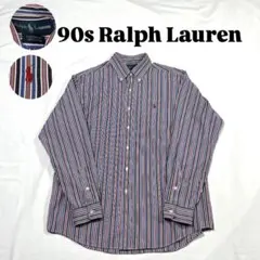 90s Ralph Lauren Custom Fit Stripe L