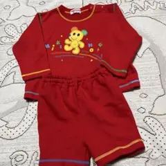 レトロ　美品☆ミキハウス☆トレーナー　パンツセット☆90