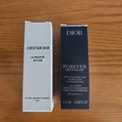 Dior　サンプル　リキッドファンデーション&洗顔料