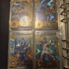 大怪獣バトル　 レアカード　ウルトラマン4枚セット