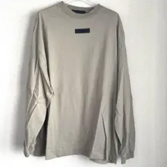 FEAR OF GOD エッセンシャルズ　ベージュ ビッグロンT M 美良品