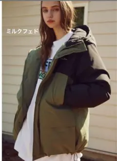 値下げしました！美品　HOODED PUFFER JACKET MILKFED.
