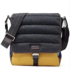 COACH ショルダーバッグ グレー/イエロー 中型