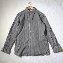 人気 BONCOURA ボンクラ シャツ 《38》 ギンガムチェック 長袖のサムネイル