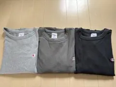 Champion 長袖Tシャツ 3枚セット