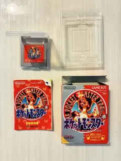 箱・説明書・ケース付 ポケットモンスター 赤 ゲームボーイ 起動確認済