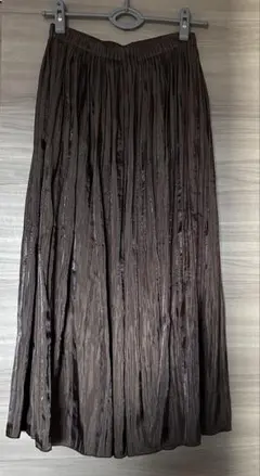 センスオブプレイスbyアーバンリサーチ　シャイニープリーツスカート