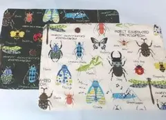★値下げ【ハンドメイド】ランチョンマット2枚/32*23/昆虫