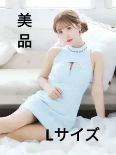 ROBEdeFLEUR美品Lサイズミニリボンキャバドレス【完売品】