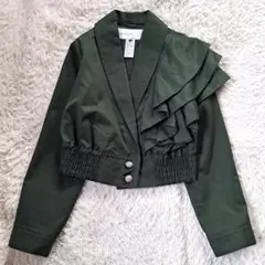 23AW定価5万 フリルアシンメトリージャケット ダブルスタンダードクロージング