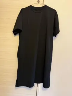 無印良品 UPF50+ 吸汗速乾短袖ワンピースブラックM