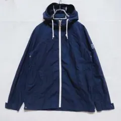 エーグル フードジップアップマウンテンパーカー(M) ネイビー