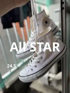 ALL STAR ホワイト ハイカットスニーカー