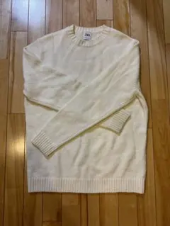 ZARA   ニット　白　Mのサムネイル