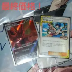 ポケカ ハッサムar マオ＆スイレン（プロモ）タロ スリーブ（45枚）セット