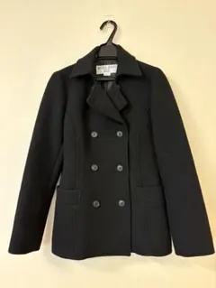 NATURAL BEAUTY BASIC ブラックウールコート