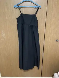 ブラック キャミワンピース サイズF