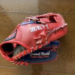 ZETT子供用グローブ 赤青