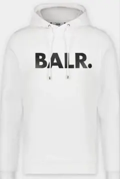 【新品タグ付き】BALR. ホワイト フード付きスウェットのサムネイル