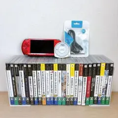 新品電池付 PSP-3000 本体 ソフト 26本まとめ ジャンク