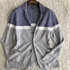 【最小サイズ】イレブンティ　ELEVENTY　麻素材サマーリネンニットジャケット