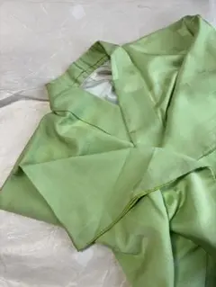 有*ス様 黄緑系 色無地 正絹 綺麗色 春色 グリーン系