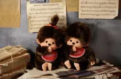 Monchhichi ぬいぐるみ スタンダード 2体セットのサムネイル