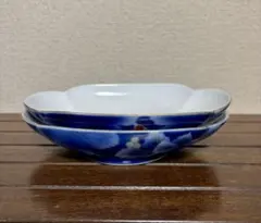 深川製磁　皿　取り皿　ブルーワイナリー　葡萄　牡丹　波佐見　有田焼　骨董　ブドーのサムネイル