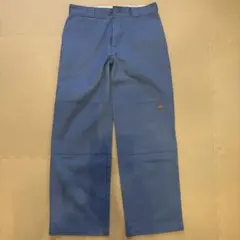 Dickies ディッキーズ ダブルニー ワークパンツ W34 水色