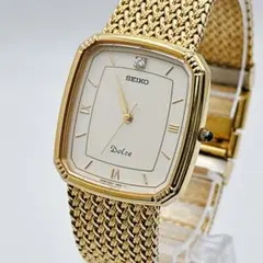 美品【稼働/電池交換】SEIKO セイコー ドルチェ メンズ腕時計 オクタゴンのサムネイル