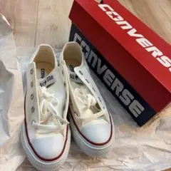 新品⭐︎未使用⭐︎CONVERSE ALL STAR ホワイト スニーカー23cm!