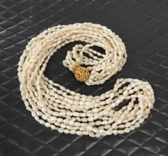 淡水パール 多層ネックレス 約70cm