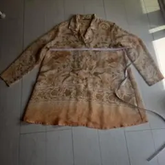 CORDIER 長袖ブラウス 花柄 シアー素材　日除けのサムネイル