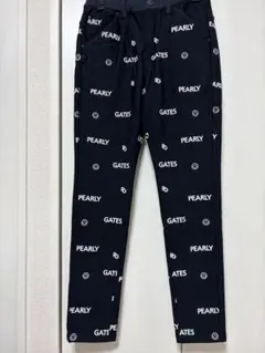 00 パーリーゲイツ 定価3.1万 どうしちゃったPG総柄 ストレッチ パンツ
