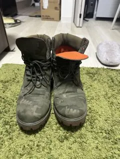 Timberland 迷彩柄 ワークブーツ