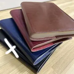 ひろぽん大佐様 専用 ブックカバー 本革 牛革 コバ処理済み 1枚1400円