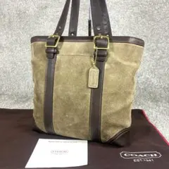 ✨希少✨ 상태좋음 ✨COACH コーチ ソーホー スエード×レザートートバッグ 肩掛け