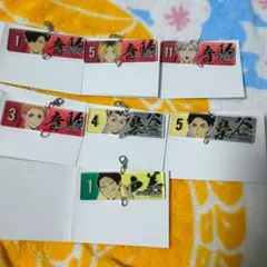 ハイキュー 音駒 梟谷 戸美 アクリル チャーム 繋がる