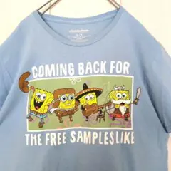 アメキャラ　スポンジボブ　キャラTシャツ　ニコロデオン　海外古着　かわいい♡のサムネイル