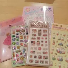 サンリオキャラクターグッズ＆シールセット