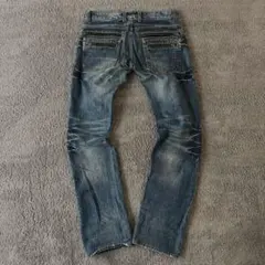 00s multi-zip straight denim dior homme - メルカリ