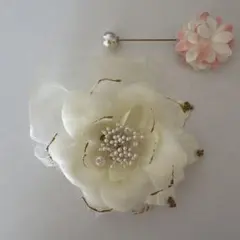 まとめ売り 2点セット 髪飾り ブローチ コサージュ 浴衣 七五三