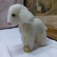 ♥フワフワで真っ白な可愛い　ドイツ　ヴィンテージ　ランビーちゃん♥ ♥フワフワで真っ白な可愛い ドイツ ヴィンテージ ランビーちゃん