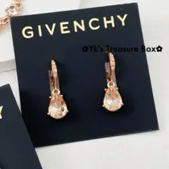C745/GIVENCHY/ローズゴールドxシャンパン/しずく ピアスのサムネイル