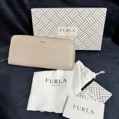 FURLA 長財布　ベージュピンク