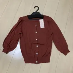 MAJESTIC LEGON 7分袖カーディガン　新品　M アプワイザーリッシェ