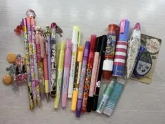 文房具セット　鉛筆　ペン　まとめ売り　平成女児　平成レトロ